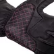 Damskie rękawice motocyklowe W-TEC Ladonna ∙ naturalna skóra ∙ mesh oddychający ∙ pikowane ∙ palec do ekranów