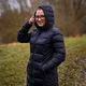 Damska kurtka parka elektrycznie ogrzewana inSPORTline WARMatera ∙ wodoodporna  ∙ włókna węglowe ∙ do 7,5 h grzania