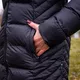 Damska kurtka parka elektrycznie ogrzewana inSPORTline WARMatera ∙ wodoodporna  ∙ włókna węglowe ∙ do 7,5 h grzania