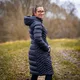 Damska kurtka parka elektrycznie ogrzewana inSPORTline WARMatera ∙ wodoodporna  ∙ włókna węglowe ∙ do 7,5 h grzania