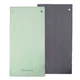 Mata do ćwiczeń inSPORTline Aero Advance 120×60 cm ∙ pianka z pamięcią ∙ 9 mm ∙ antypoślizgowa ∙ otwory ∙ imitacja skóry - Czarno-szary