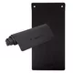 Mata do ćwiczeń inSPORTline Aero Advance 120×60 cm ∙ pianka z pamięcią ∙ 9 mm ∙ antypoślizgowa ∙ otwory ∙ imitacja skóry - Czarno-szary - Czarno-szary