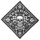 Chusta szal na szyję bandana W-TEC Black Heart Bandest