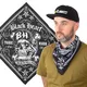 Chusta szal na szyję bandana W-TEC Black Heart Bandest - Bones