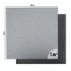 Mata ochronna inSPORTline Luxteko Flat 100x100x1,5 cm ∙ do ciężkich maszyn i hantli ∙ design drewno/marmur ∙ wysoka gęstość ∙ tłumi hałas - drewno