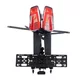 Bagażnik rowerowy na hak inSPORTline Trekan 2 Elektro ∙ na 2 rowery ∙ do e-bike ∙ nośność 60 kg ∙ odchylany ∙ platforma