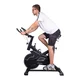 Rower treningowy spinningowy inSPORTline Alfan ∙ czarny ∙ opór manualny ∙ czujniki tętna ∙ uchwyt na tablet ∙ wyświetlacz LCD