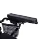 Elektryczny wózek inwalidzki inSPORTline Hawkie Evo II ∙ 700 W ∙ regulowane oparcie ∙ 130 kg - Srebrny