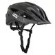 Kask rowerowy inSPORTline Winsdor ∙ nowoczesny design ∙ technologia in-mold ∙ zdejmowany daszek ∙ wysoka wentylacja - Matowa czerń/cień niebieski