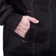 Kurtka motocyklowa W-TEC Black Heart Reeftor ∙ jeansowa ∙ kieszenie na ochraniacze pleców ∙ odpinany kaptur ∙ podszewka ∙ dresowe rękawy - Czarny