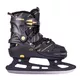 Łyżwy regulowane z futerkiem inSPORTline Golnes ∙ unisex ∙ ocieplane ∙ ComfortFit ∙ Thermo Fit ∙ AdjusTouch - Czarny - Czarny