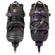Łyżwy regulowane z futerkiem inSPORTline Golnes ∙ unisex ∙ ocieplane ∙ ComfortFit ∙ Thermo Fit ∙ AdjusTouch - Czarny