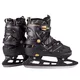 Łyżwy regulowane z futerkiem inSPORTline Golnes ∙ unisex ∙ ocieplane ∙ ComfortFit ∙ Thermo Fit ∙ AdjusTouch - Czarny