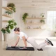Reformer do pilatesu inSPORTline Trancer Basic ∙ antypoślizgowa deska ∙ składana konstrukcja ∙ stacja na telefon - Fioletowy