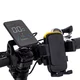 Składany rower elektryczny typu fat bike inSPORTline ISL Baxom 840Wh 20" - Czarny