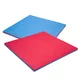 Mata puzzle fitness tatami na podłogę ochronna inSPORTline Malmeida 100x100x4 cm - szaro-czarny, wzór słomkowy