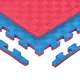 Mata Puzzle tatami podkładka do ćwiczeń inSPORTline Sazegul 100x100x2 cm - mousse mousse-czarny, wzór 5 pasków - czerwono-niebieski, wzór 5 pasków