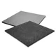 Mata puzzle fitness tatami na podłogę ochronna inSPORTline Malmeida 100x100x4 cm - szaro-czarny, wzór słomkowy