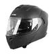 Kask motocyklowy pełny Flip-Up W-TEC Benidor - Biały błyszczący - Czarny matowy