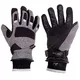 Rękawiczki motocyklowe i narciarskie W-TEC Sabresul ∙ kozia skóra/softshell ∙ membrana Hipora ∙ izolacja Thinsulate 3M ∙ touch screen