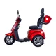 Trójkołowy wózek elektryczny inSPORTline Zorica Deluxe ∙ hamulec elektromagnetyczny ∙ 3 tryby prędkości ∙ zasięg 45 km - Niebieski