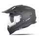 Kask motocyklowy 3w1 matowy W-TEC Valso - Czarny