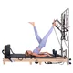 Wieża do reformera Pilates inSPORTline Driftaler ∙ nośność 100 kg ∙ drewniany drążek roll-down ∙ 8 sprężyn ∙ uchwyt V ∙ 53 oczka