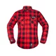 Koszula flanelowa męska motocyklowa W-TEC Black Heart Respector II - Czerwono-czarny