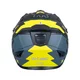 Kask motocyklowy modułowy W-TEC Badalone Graphic ∙ zapięcie mikrometryczne ∙ miejsce na interkom ∙ zdejmowana szczęka - matowy czarno-żółty