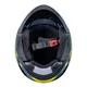 Kask motocyklowy modułowy W-TEC Badalone Graphic ∙ zapięcie mikrometryczne ∙ miejsce na interkom ∙ zdejmowana szczęka - matowy czarno-żółty