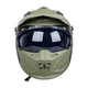 Kask motocyklowy modułowy W-TEC Badalone Army ∙ 3w1 ∙ waga 1250 g ∙ skorupa ABS ∙ blenda przeciwsłoneczna - beżowy matowy