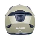 Kask motocyklowy modułowy W-TEC Badalone Army ∙ 3w1 ∙ waga 1250 g ∙ skorupa ABS ∙ blenda przeciwsłoneczna - beżowy matowy