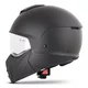 Kask modułowy motocyklowy W-TEC Satalone ∙ 2 w 1 ∙ homologacja ∙ skorupa ABS ∙ wyjmowana wyściółka ∙ zapięcie mikrometryczne - Black Matt