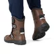 Buty motocyklowe W-TEC Lougamax CE ∙ skóra naturalna ∙ certyfikat CE ∙ wodoodporne ∙ ochraniacze kostek - Czarny