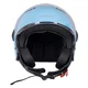 Kask motocyklowy otwarty W-TEC Baraldo Celeste ∙ uchylny wizjer ∙ zapięcie mikrometryczne ∙ wyjmowana wyściółka ∙ homologacja