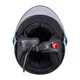 Kask motocyklowy otwarty W-TEC Baraldo Celeste ∙ uchylny wizjer ∙ zapięcie mikrometryczne ∙ wyjmowana wyściółka ∙ homologacja