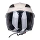 Kask motocyklowy otwarty W-TEC Barcela Bufalo ∙ blenda przeciwsłoneczna ∙ regulowana wentylacja ∙ homologacja ECE 22.06