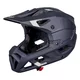 Kask downhillowy full face W-TEC Calheto ∙ odpinany regulowany daszek ∙ wentylacja 16 otworów ∙ wyjmowana wyściółka - Czarno-srebrny - Czarno-srebrny