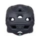 Kask downhillowy full face W-TEC Calheto ∙ odpinany regulowany daszek ∙ wentylacja 16 otworów ∙ wyjmowana wyściółka - Czarno-srebrny