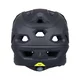 Kask downhillowy full face W-TEC Calheto ∙ odpinany regulowany daszek ∙ wentylacja 16 otworów ∙ wyjmowana wyściółka - Czarno-srebrny
