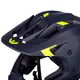 Kask downhillowy full face W-TEC Calheto ∙ odpinany regulowany daszek ∙ wentylacja 16 otworów ∙ wyjmowana wyściółka - Czarno-srebrny