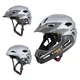 Kask Downhill na rower motor enduro  W-TEC Estreito - Matt Metal - Matt Metal