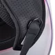 Różowy otwarty kask motocyklowy W-TEC Bareiro Fuchsia ∙ podnoszony wizjer ∙ wyjmowana wyściółka ∙ zapięcie mikrometryczne