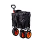 Składany wózek transportowy inSPORTline Wagoner ∙ nośność 120 kg ∙ pojemność 200 l ∙ waga 8,5 kg ∙ rama stal węglowa ∙ szerokie koła gumowe
