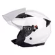 Kask motocyklowy otwarty z blendą W-TEC Putta - Biały perłowy