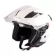 Kask motocyklowy otwarty z blendą W-TEC Putta - Biały perłowy - Biały perłowy
