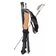 Kijki trekkingowe karbonowe inSPORTline Caretera ∙ 5-sekcyjne ∙ ultralekkie 255 g ∙ wys. 115-135 cm ∙ uchwyt korkowy ∙ wymienne końcówki ∙ pokrowiec