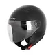 Kask motocyklowy otwarty W-TEC Baraldo - Czarny matowy - Czarny błyszczący