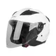 Kask motocyklowy otwarty W-TEC Barcela - Biały błyszczący