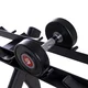 Dwurzędowy stojak na hantle inSPORTline GymRack II ∙ 2 poziomy ∙ solidna stal ∙ udźwig 600 kg ∙ na 20 szt. ∙ do siłowni